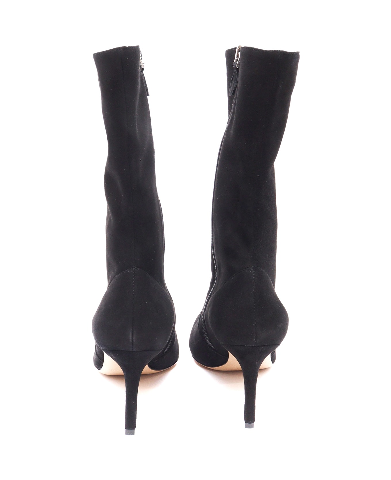 Parosh Black Suede Boot - BLACK