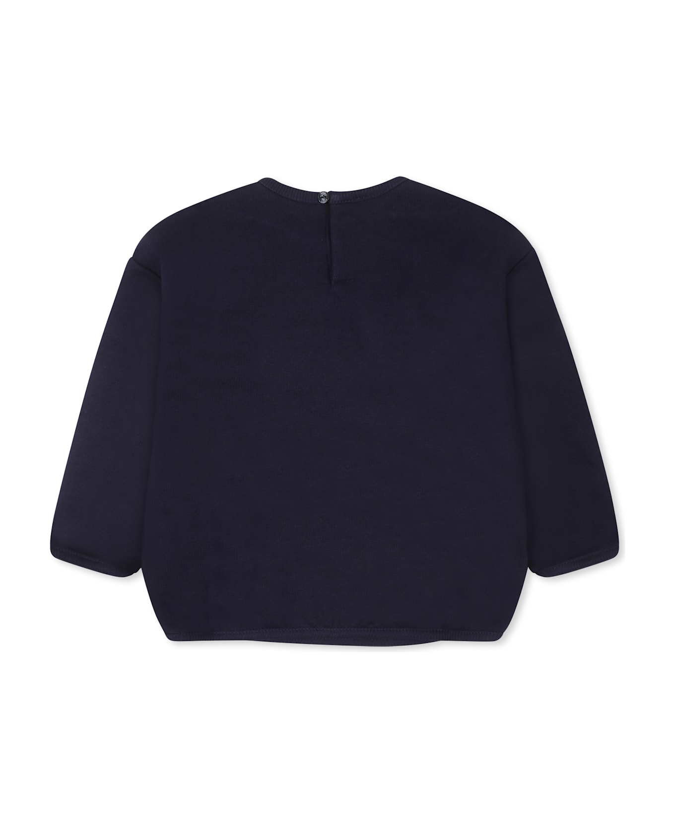Gucci Blue Sweatshirt For Babykids With Horsebit - Blue