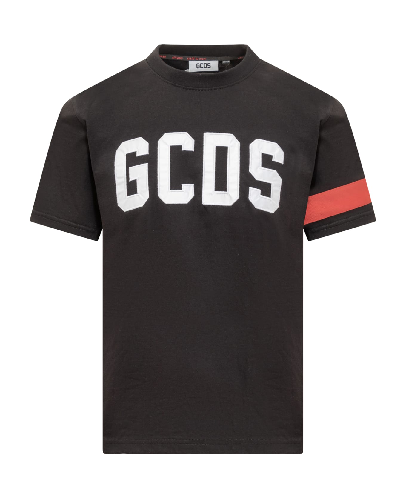 GCDS T-shirt With Logo - BLACK