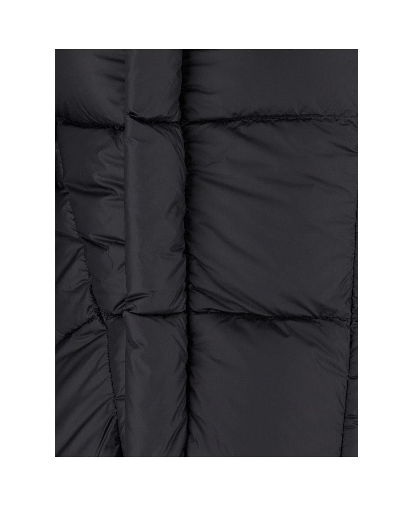 Rick Owens 'naska' Oversized Double-breasted Down Jacket In Nylon Woman - Black ダウンジャケット