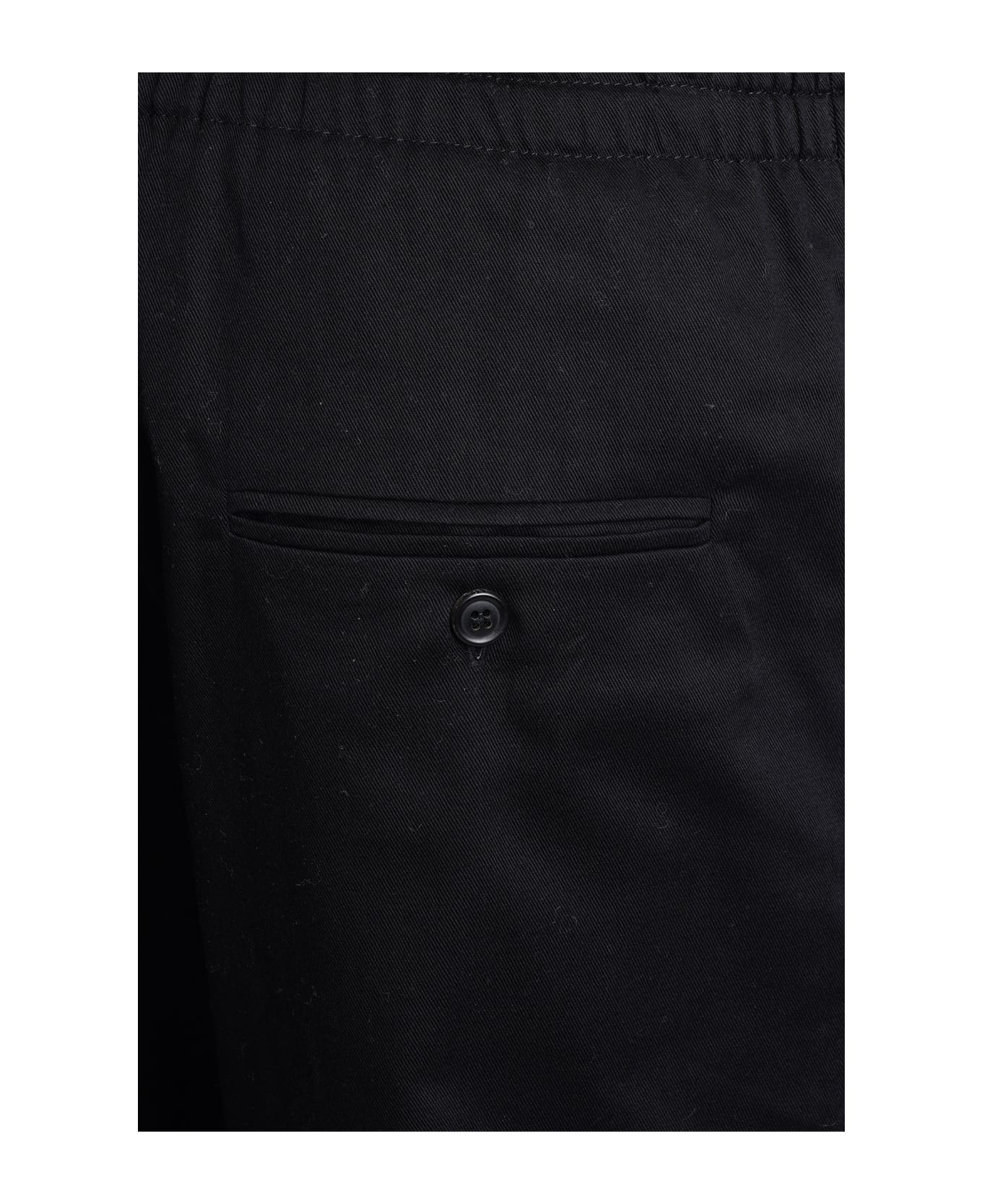 Isabel Marant Nailo Pants In Black Cotton - BLACK