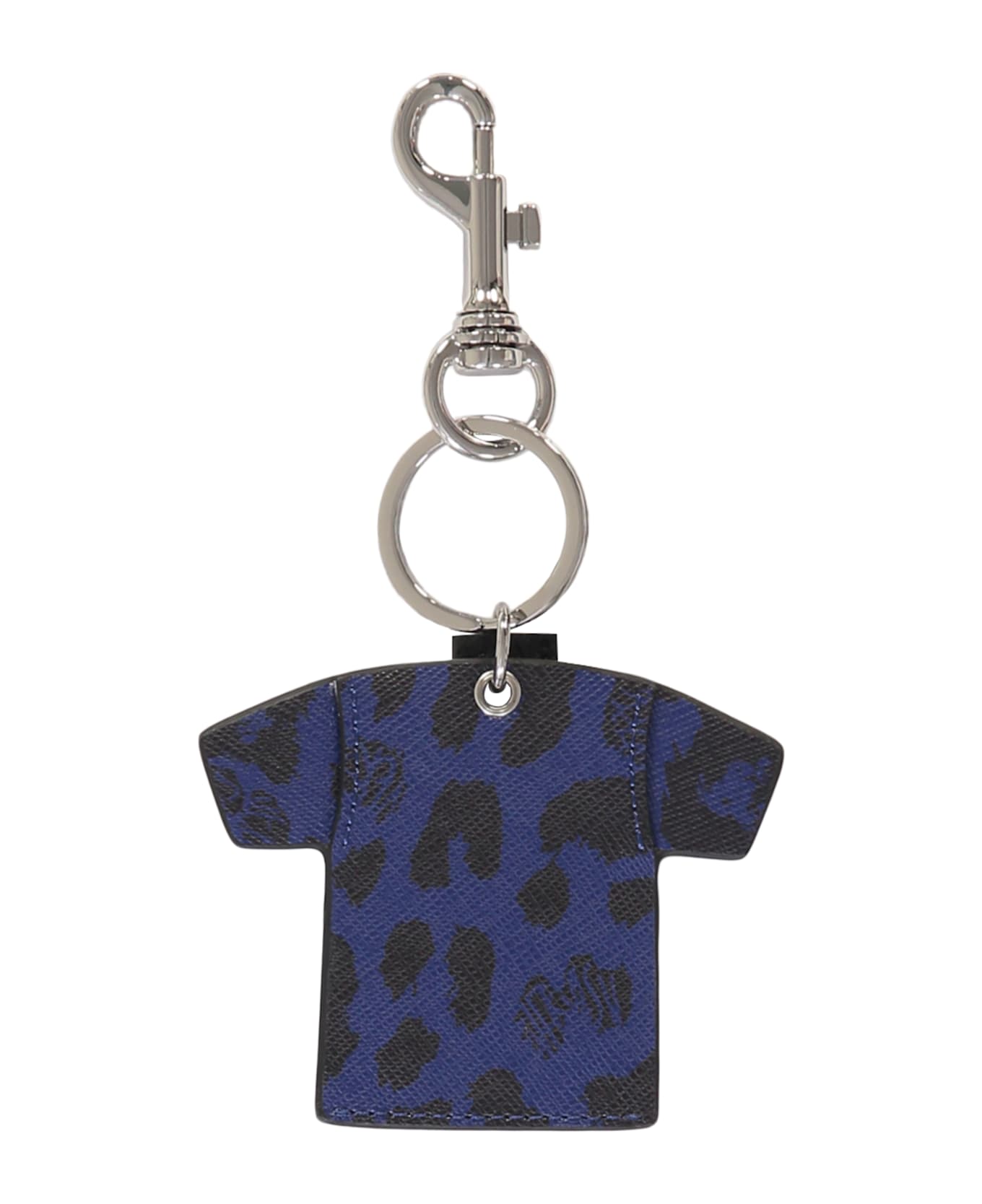 Versus Versace Leather Keyring - blue