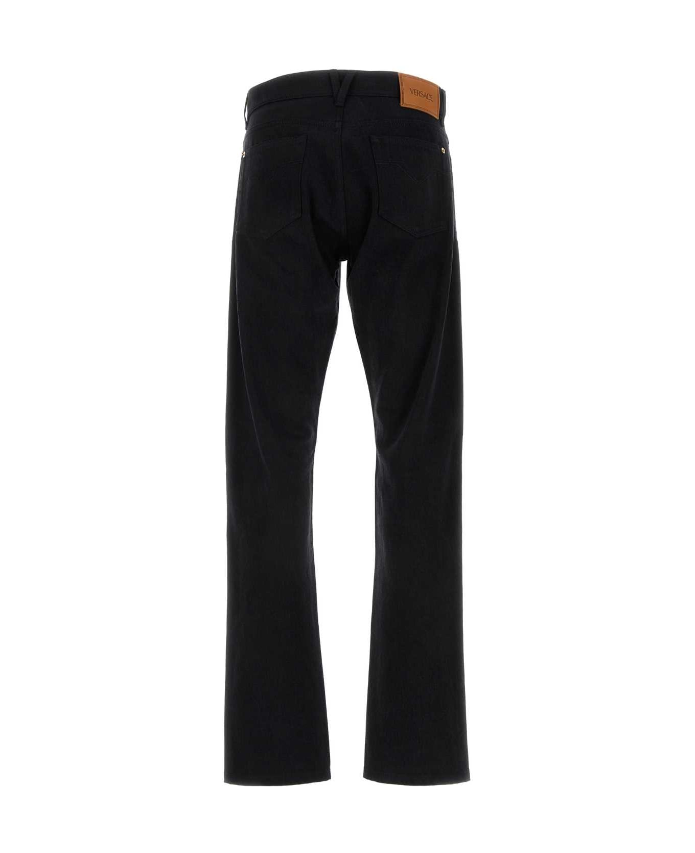 Versace Black Denim Jeans - DBLACK