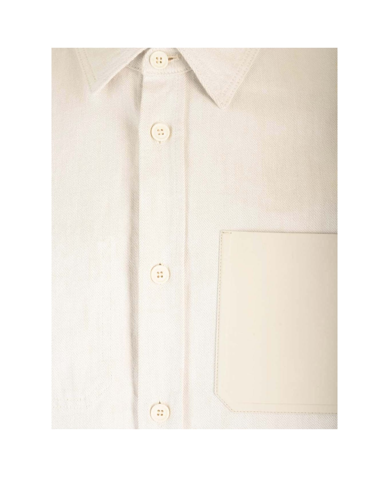 Zegna Cotton Overshirt - White