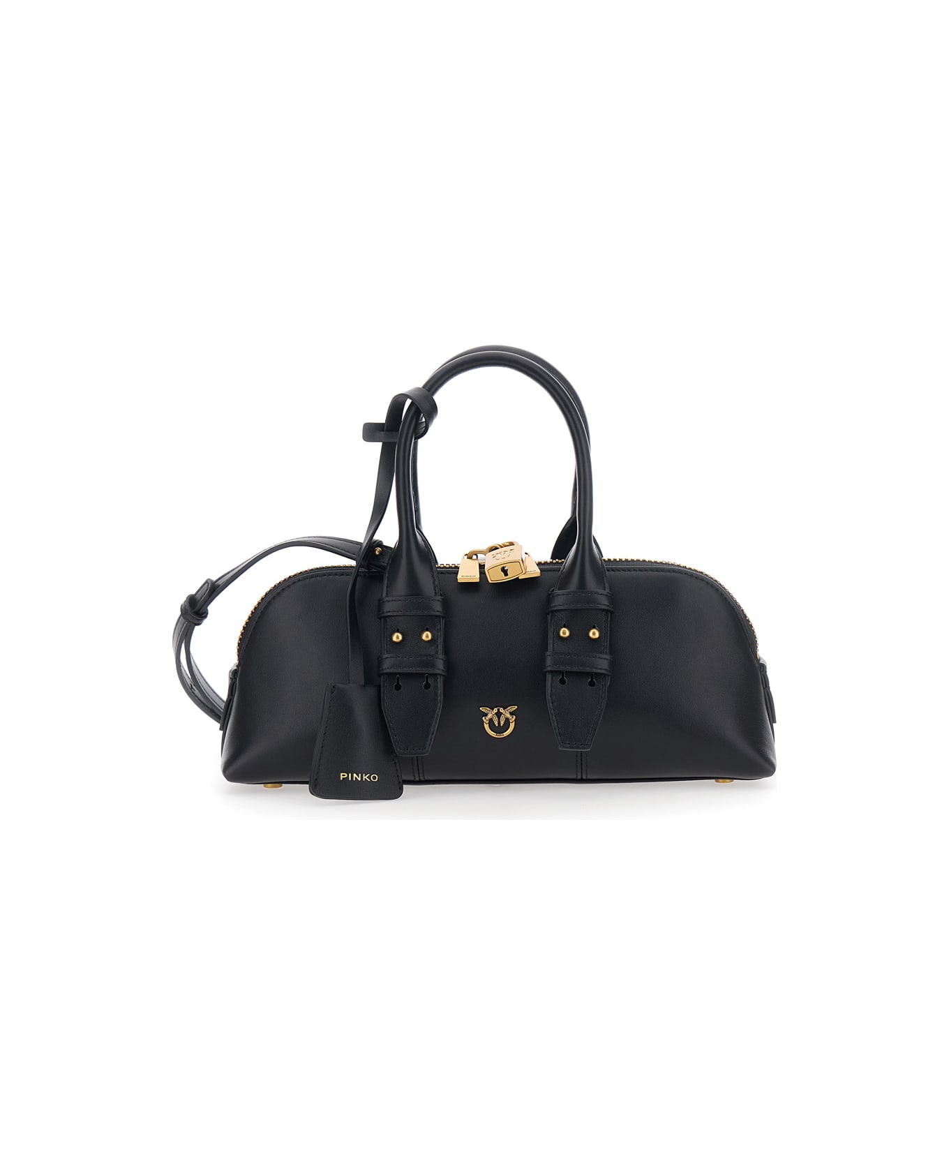 Pinko 'escape Baguette' Small Handbag - Black