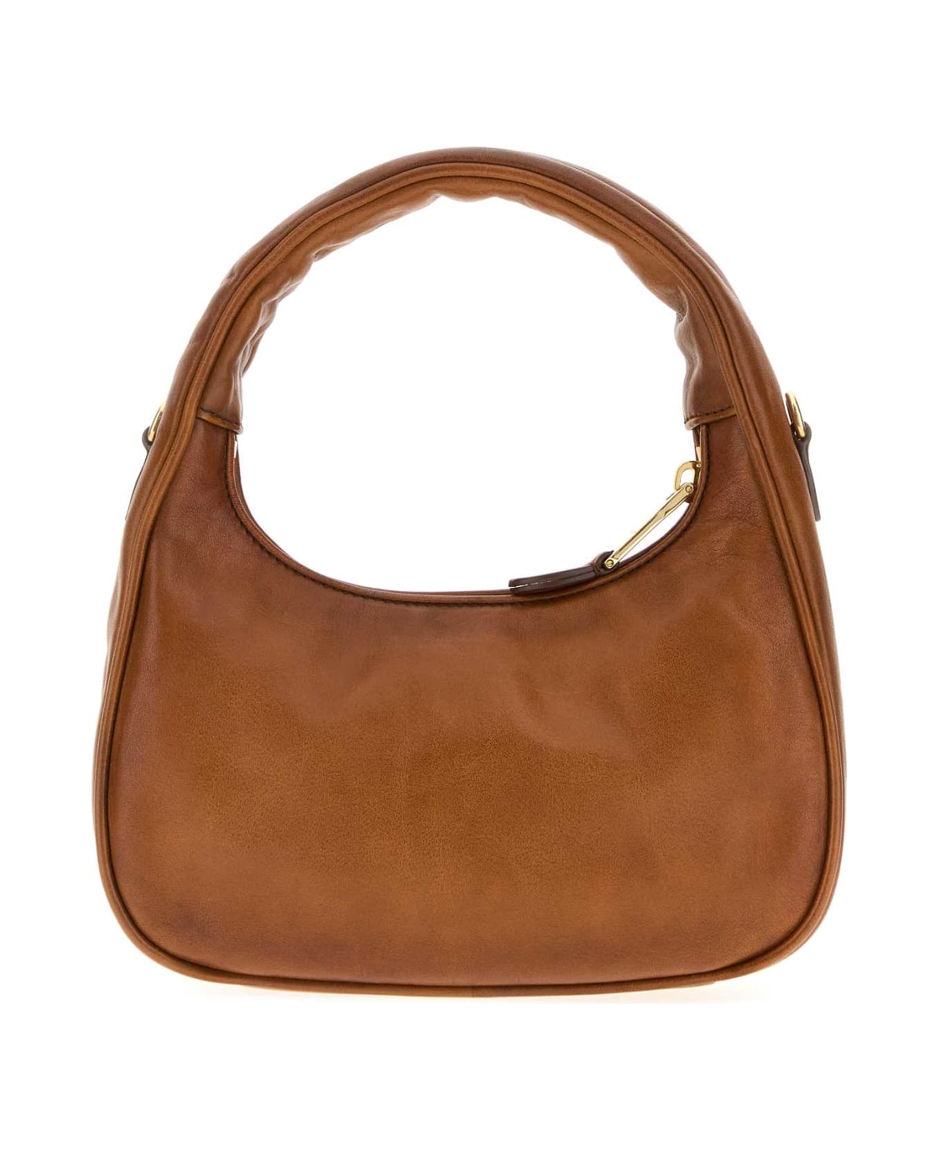 Miu Miu Caramel Leather Wander Handbag - COGNAC