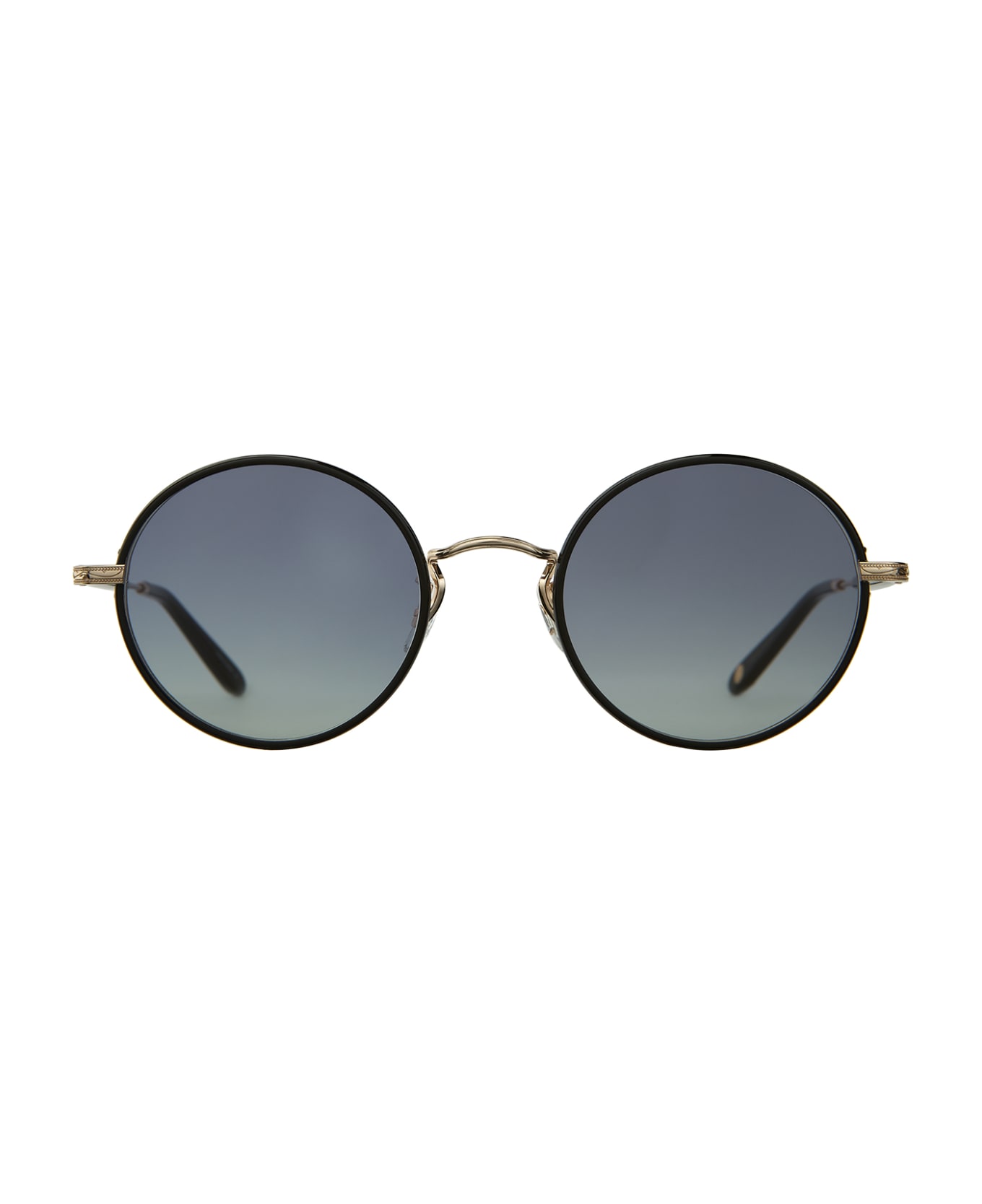 Garrett Leight Fonda Sun Black - Gold Sunglasses - Black - Gold
