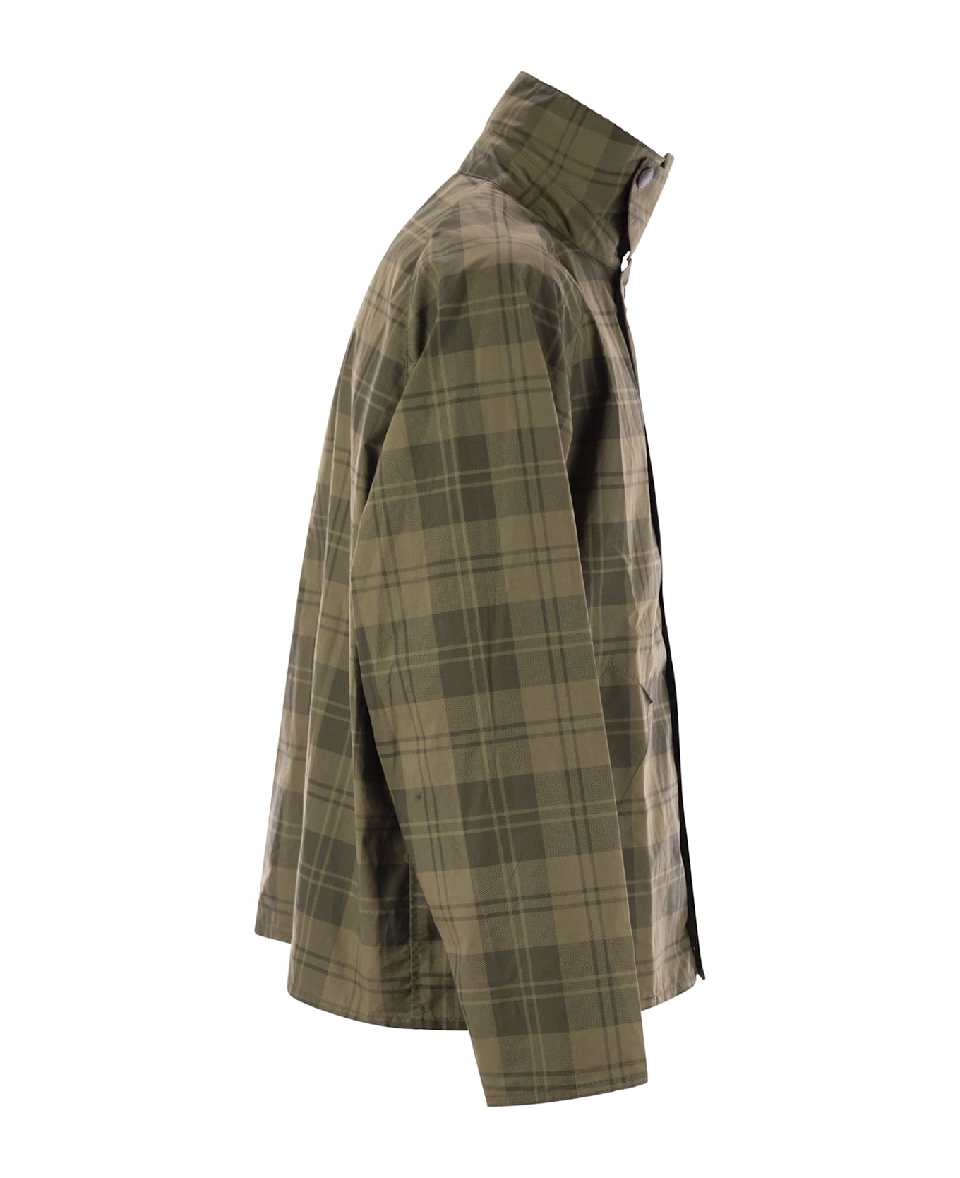 Barbour Transport - Checked Jacket - Olive