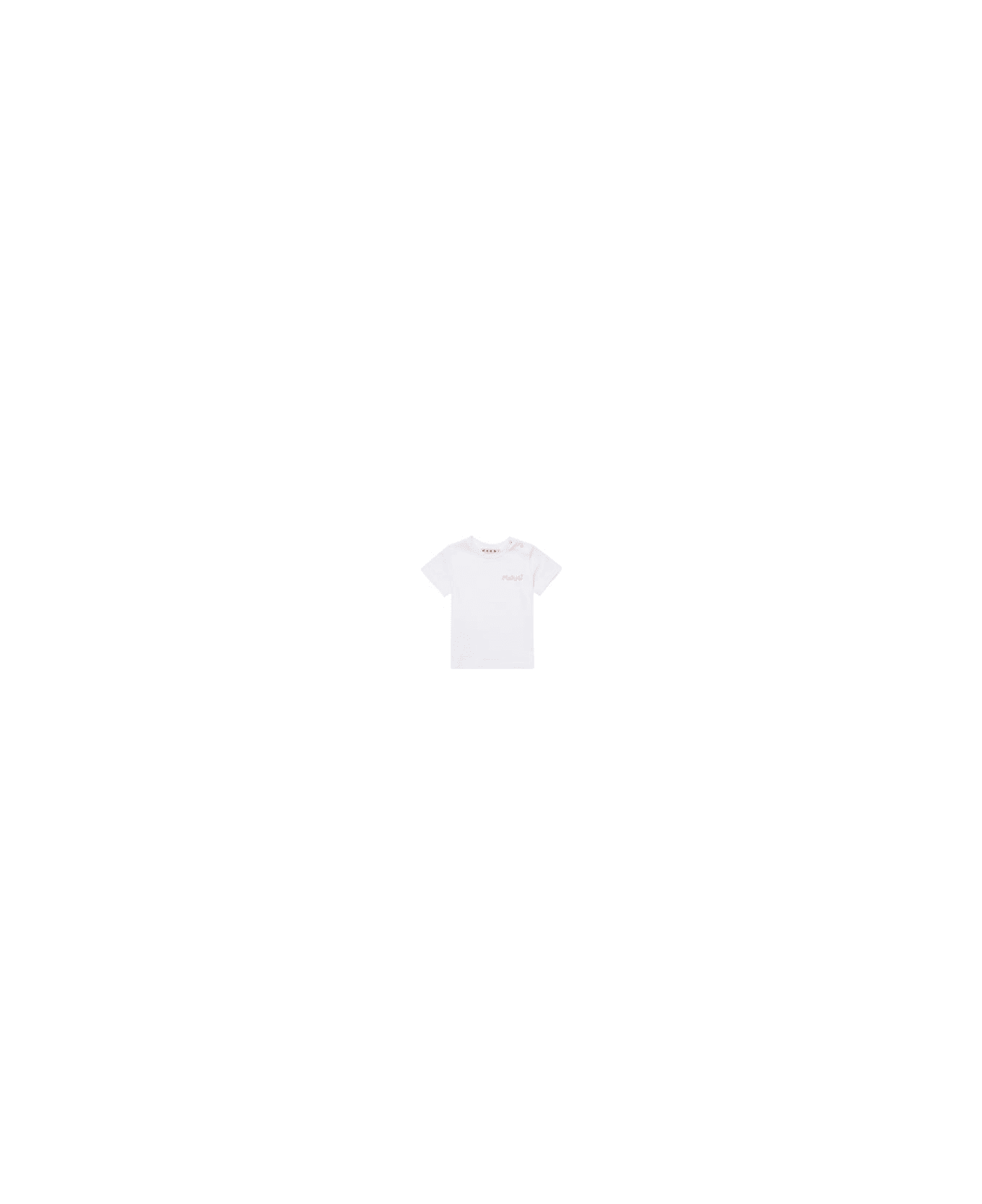 Marni T-shirt Con Stampa - White