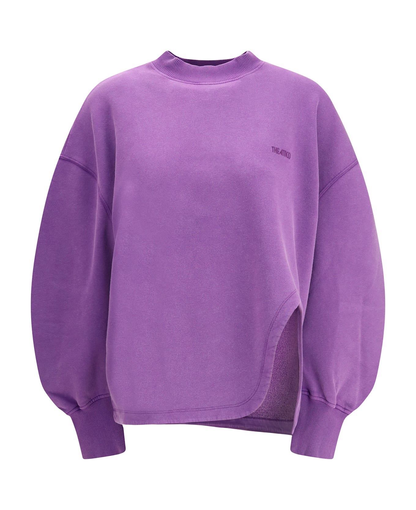 The Attico Oversized Sweater With Side Slit