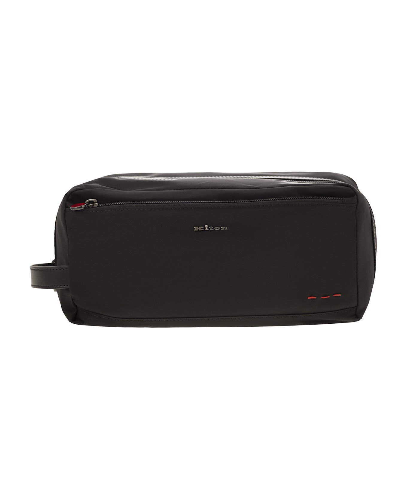 Kiton Beauty Case In Nylon - Black