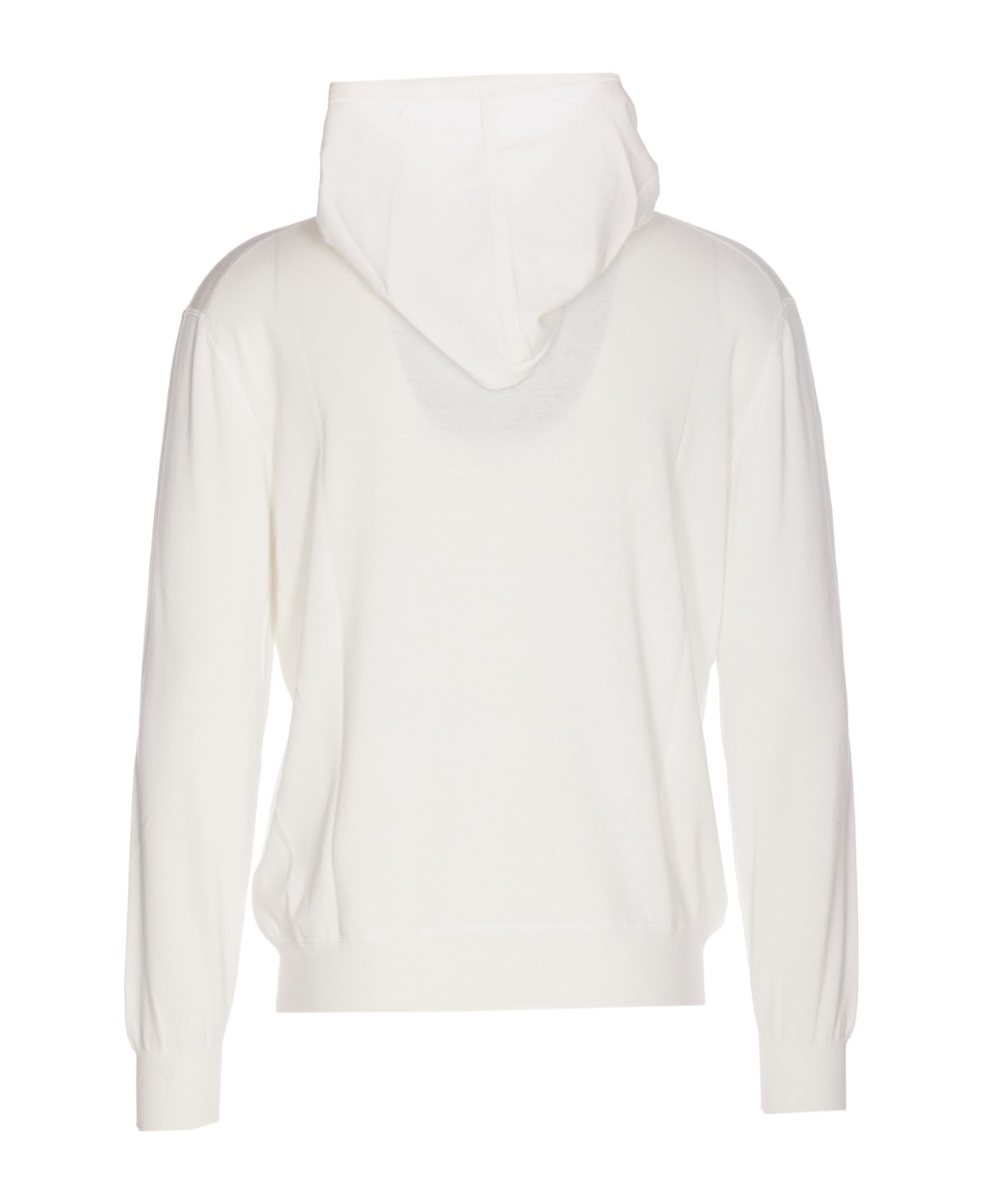 Hosio Cappuccio Hoodie - White