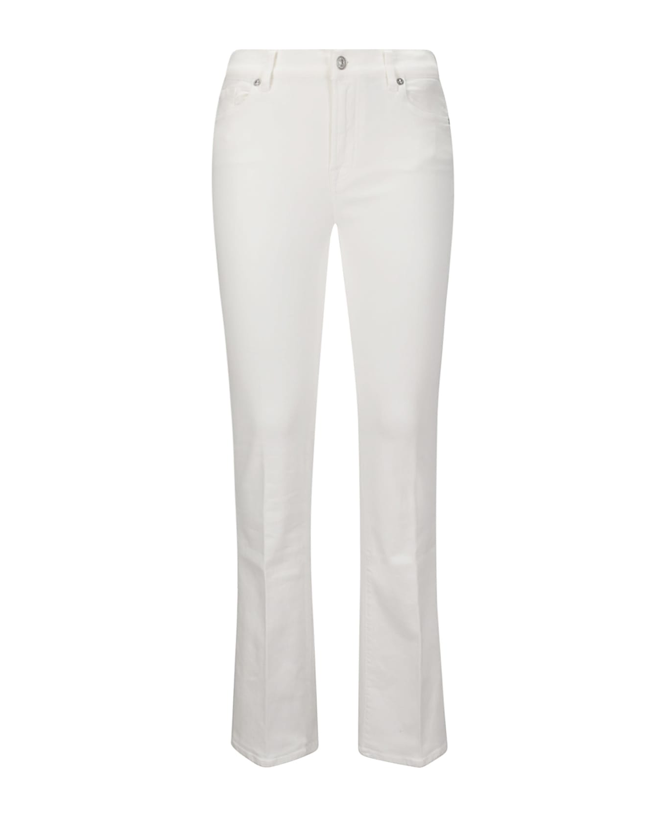 7 For All Mankind Bootcut Cloud White - WHITE