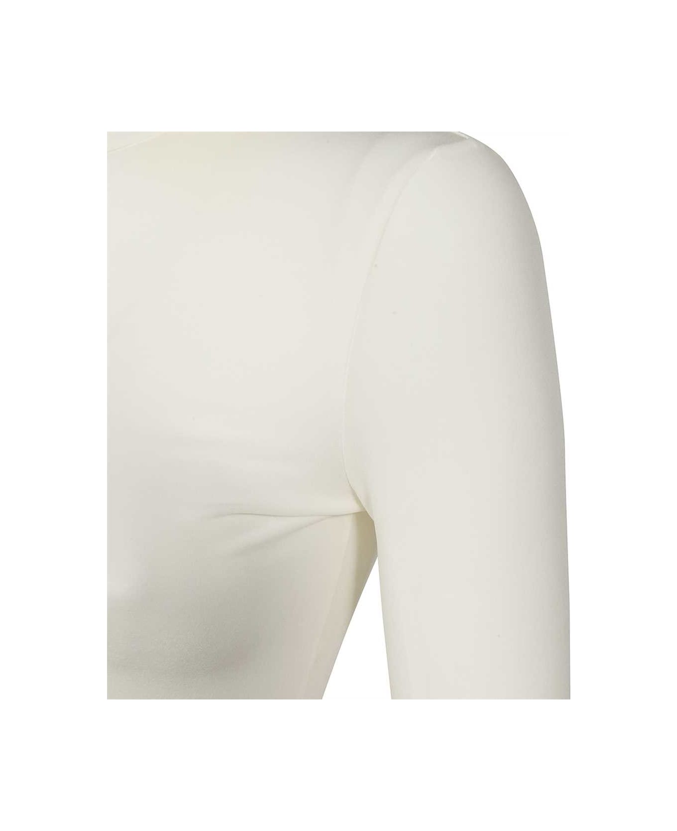 Max Mara Gazza Long Sleeve Top - White