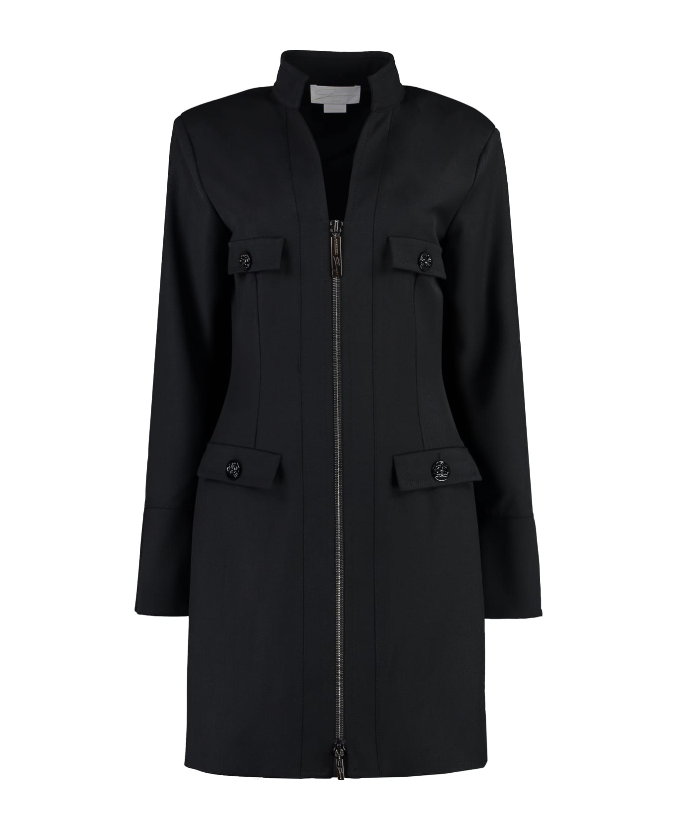 Genny Wool-blend Dress - black