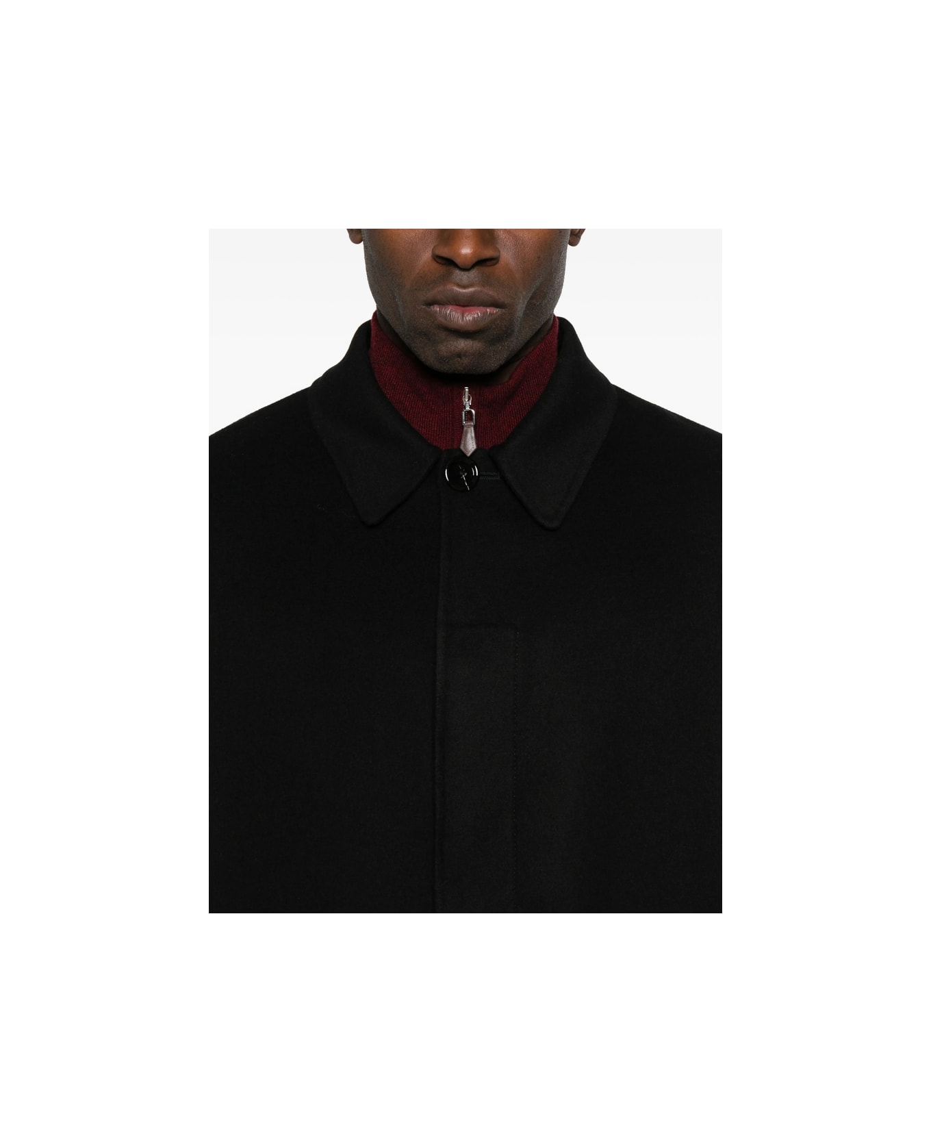 Lardini Coat - BLACK
