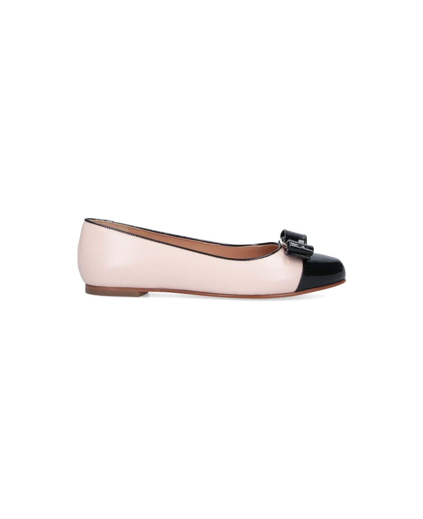 Ferragamo "vara" Ballet Flats - Black  