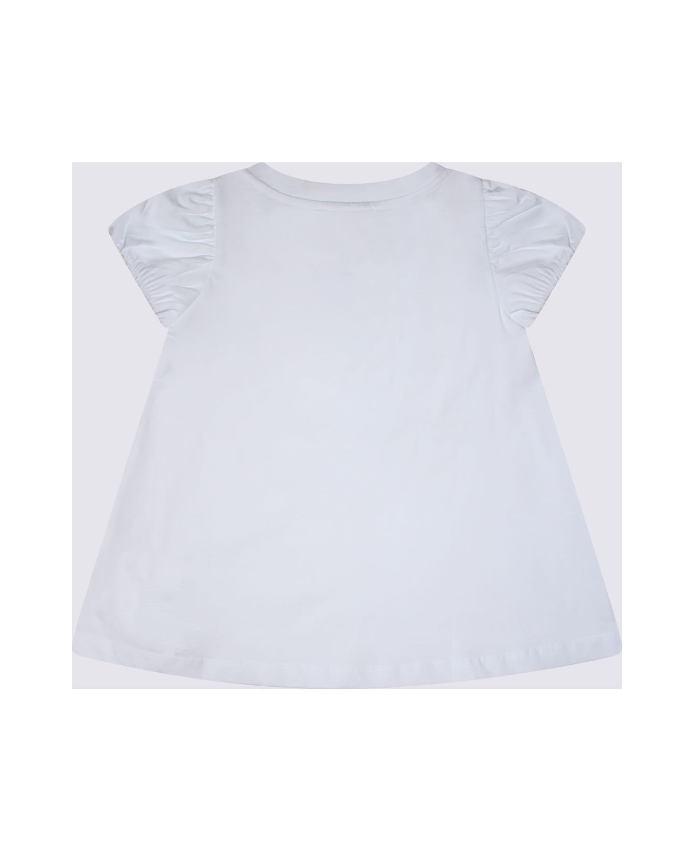 Monnalisa White Cotton T-shirt - White