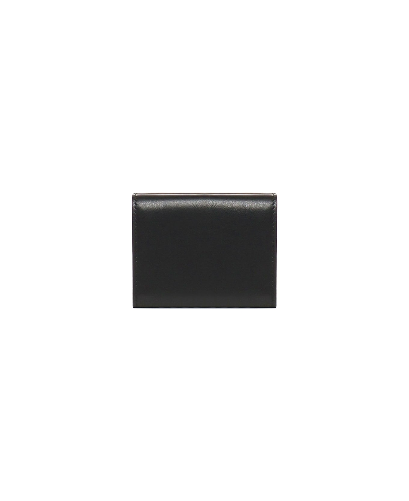 Ferragamo Two-tone Trifold Wallet - Black