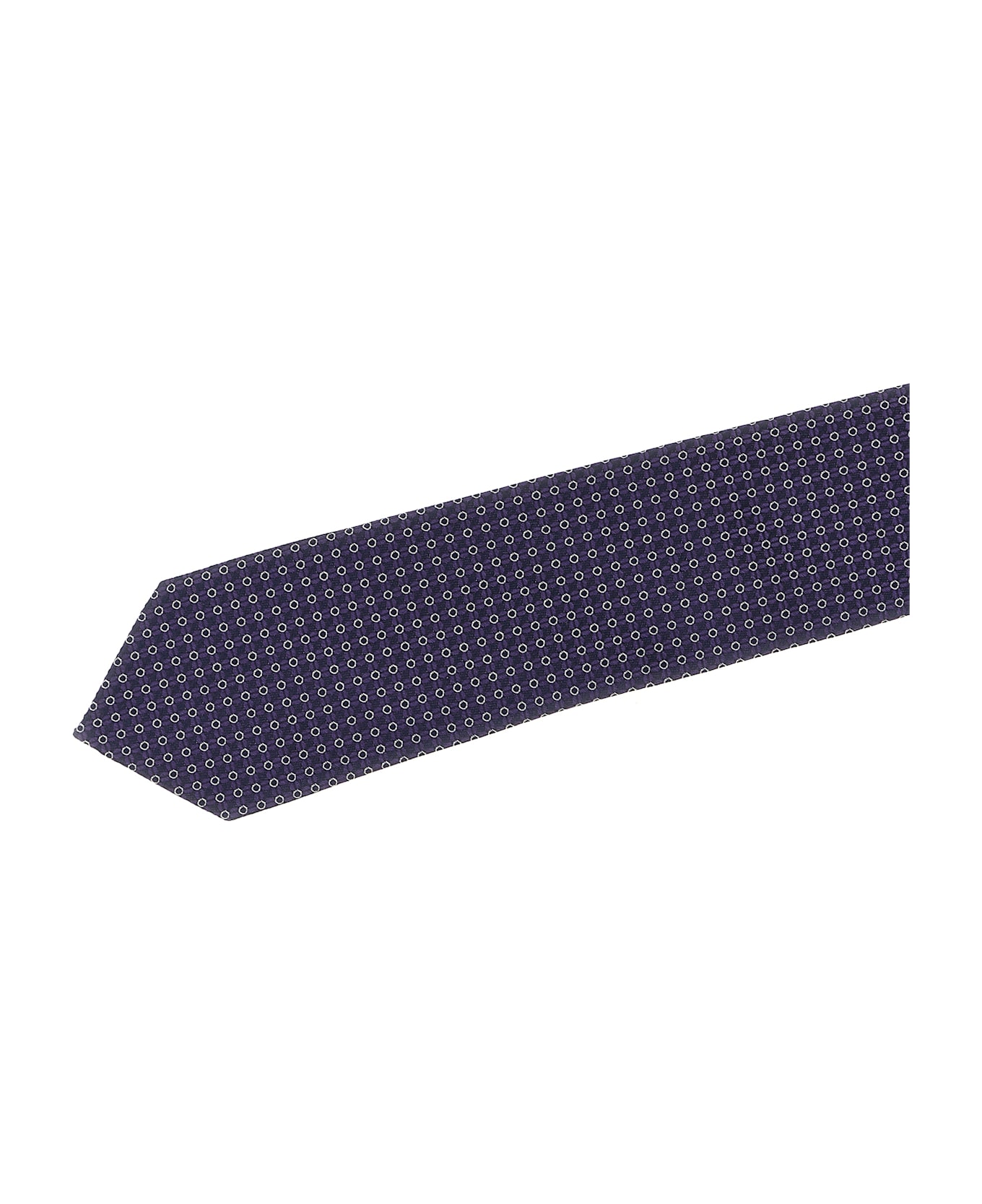 Pal Zileri Patterned Silk Tie - Purple