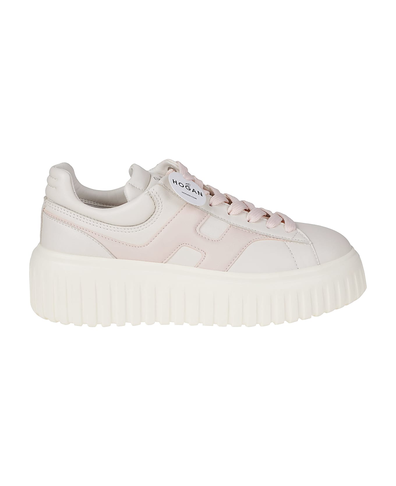 Hogan H-stripes Sneakers - Gas Yogurt/rosa