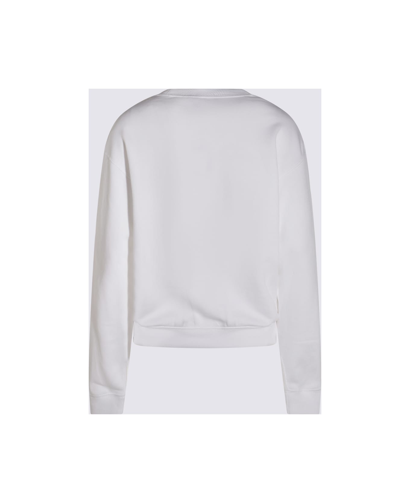Ralph Lauren White Cotton Sweatshirt - WHITE