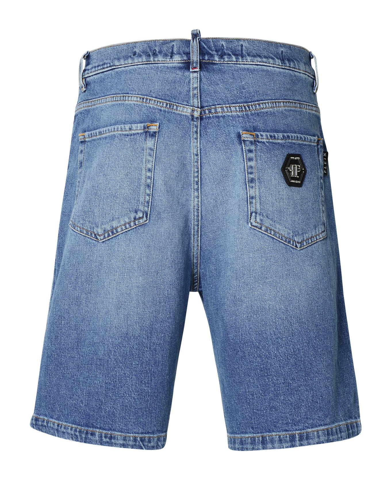 Philipp Plein 'formantera' Blue Cotton Bermuda Shorts - Blue