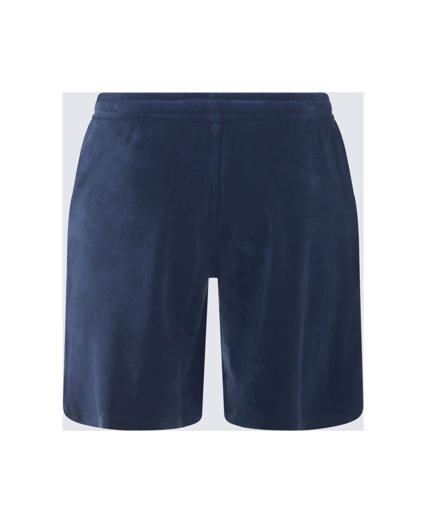Altea Blue Cotton Shorts - Blue