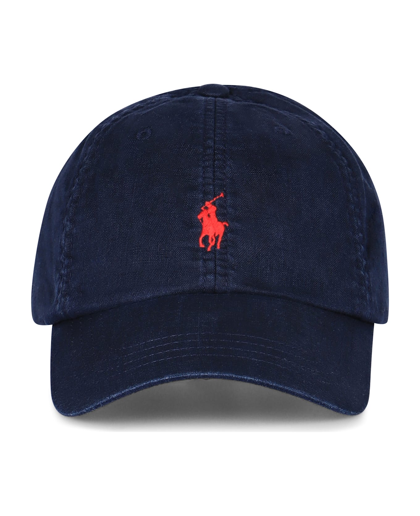 Polo Ralph Lauren Logo Baseball Cap - blue