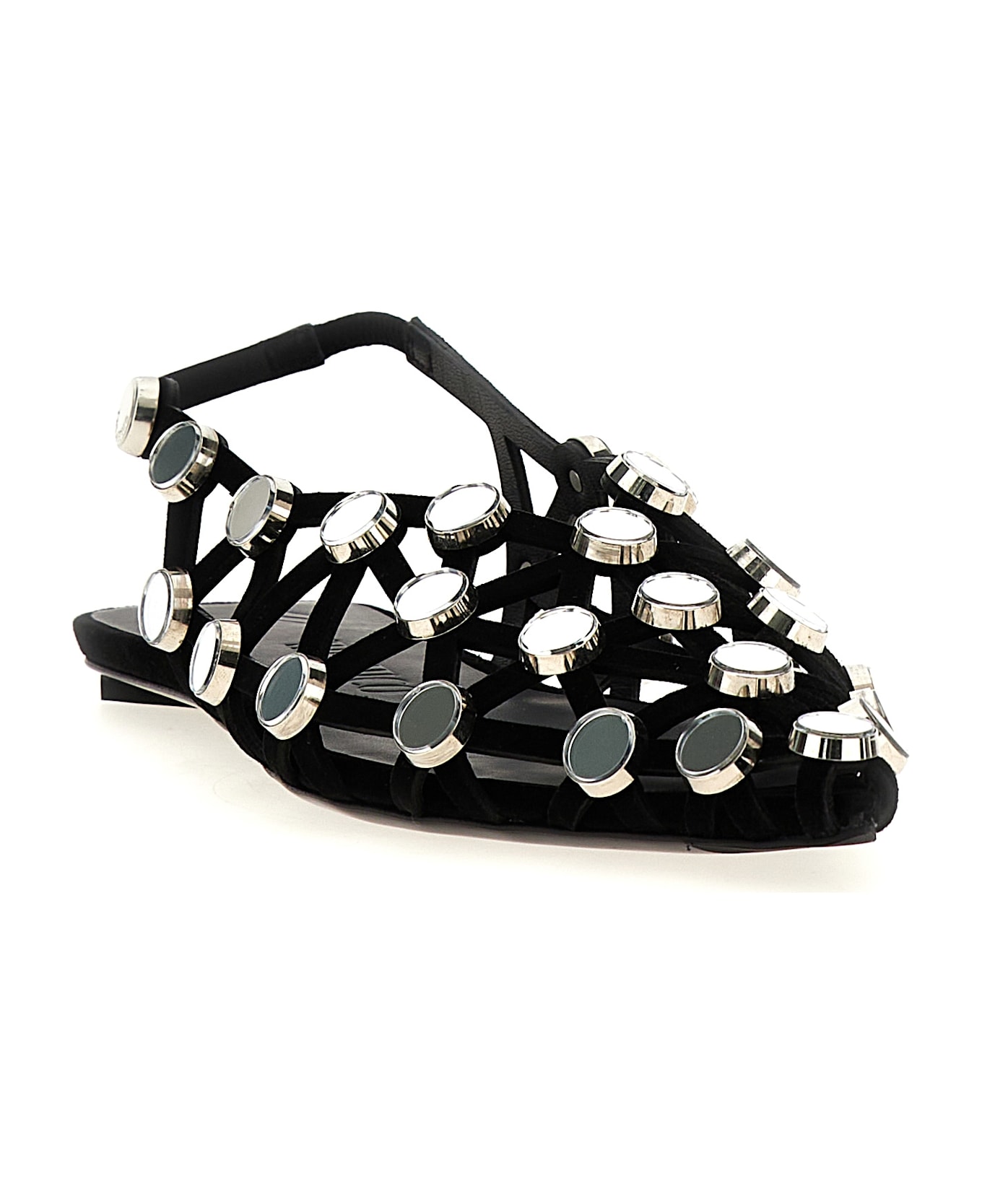 The Attico 
grid
 Slingback - Black  