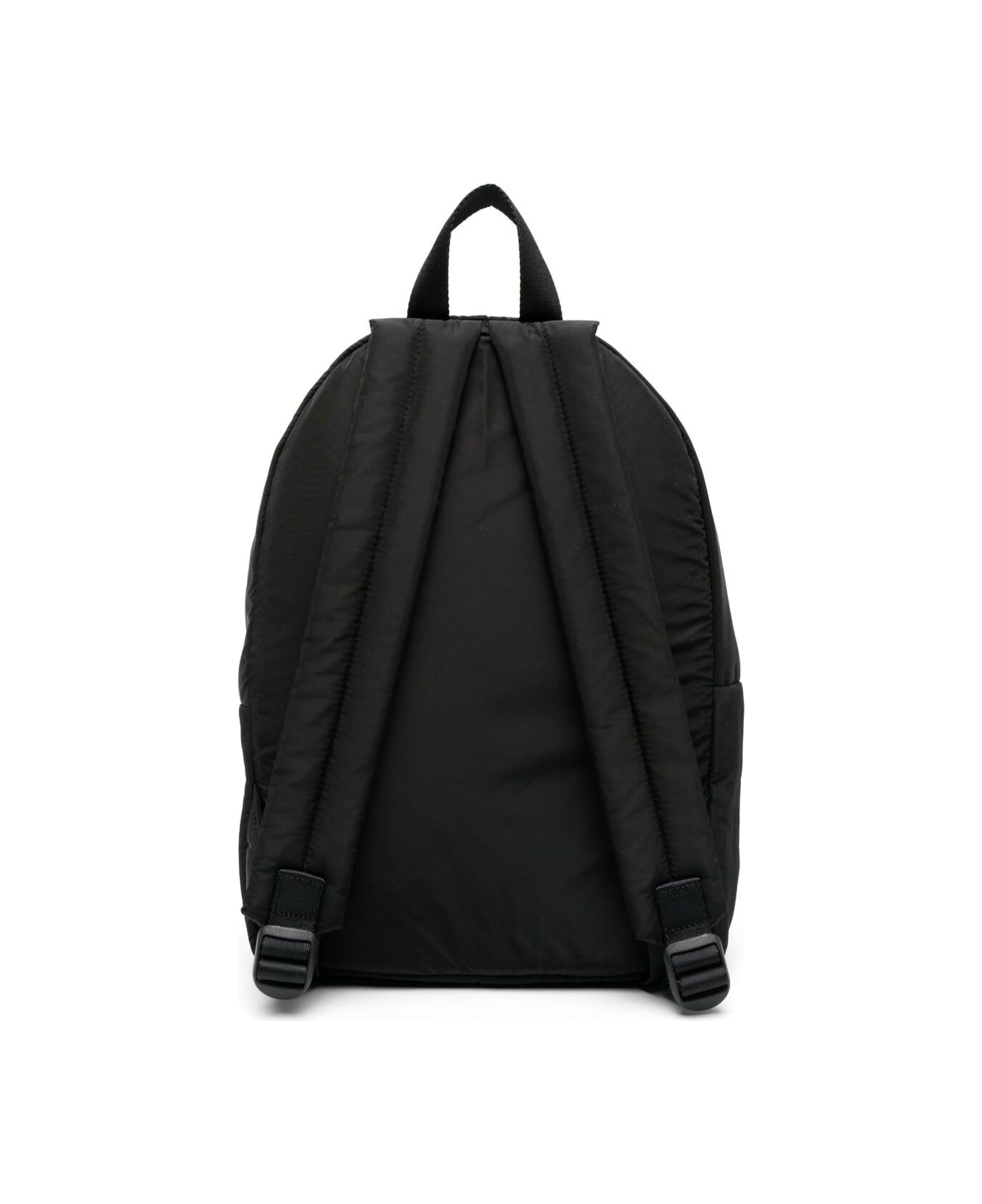 Palm Angels Black Backpackwith Logo In Techno Fabric Boy - Black