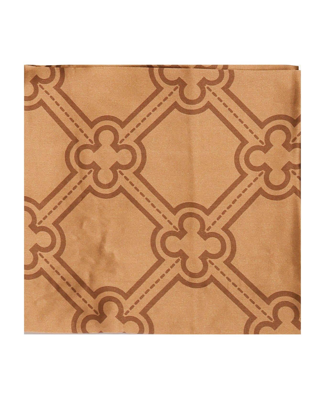 V73 Iris Foulard In Silk - Beige