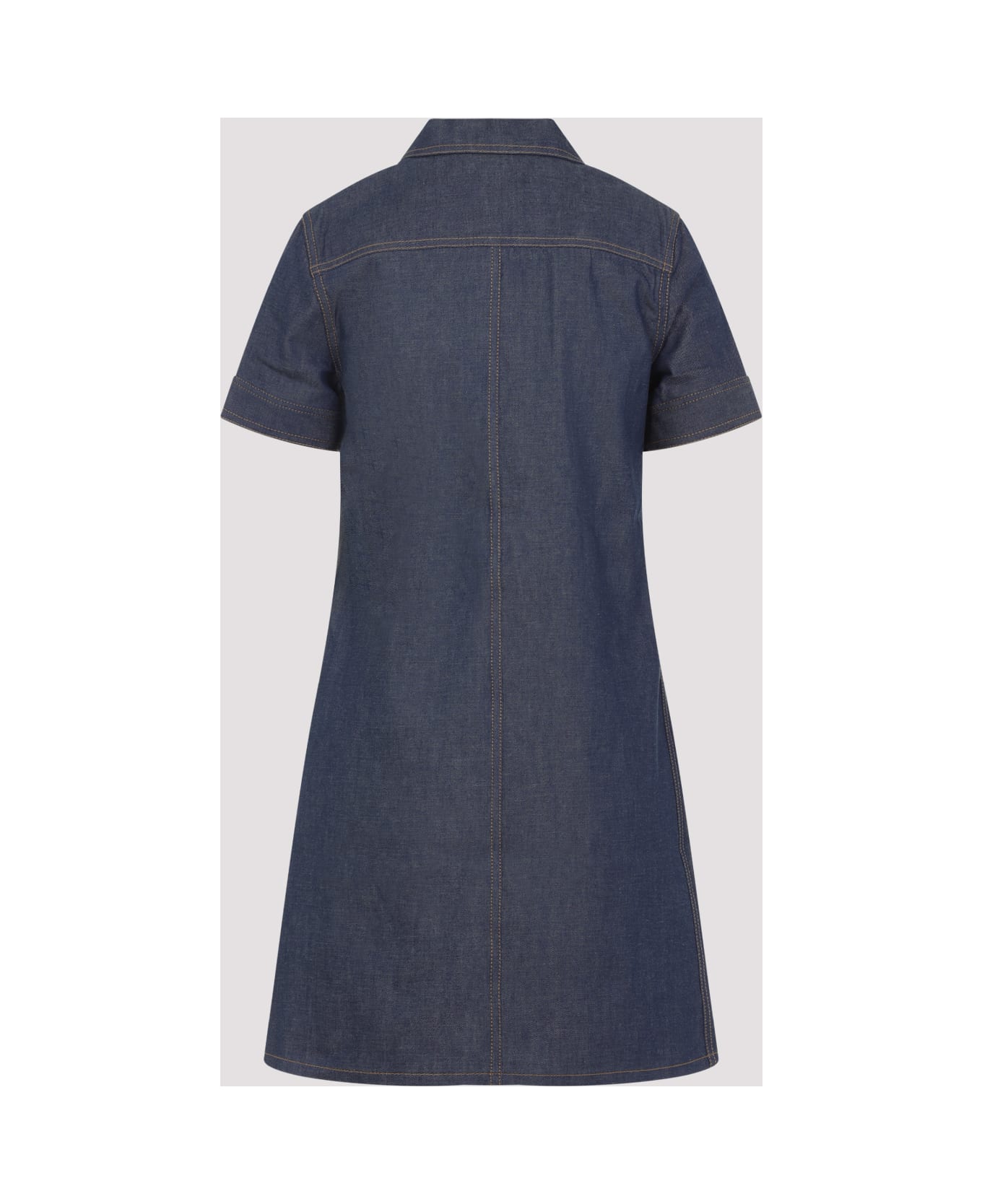 Celine Cotton Mini Dress - Ia Raw Wash