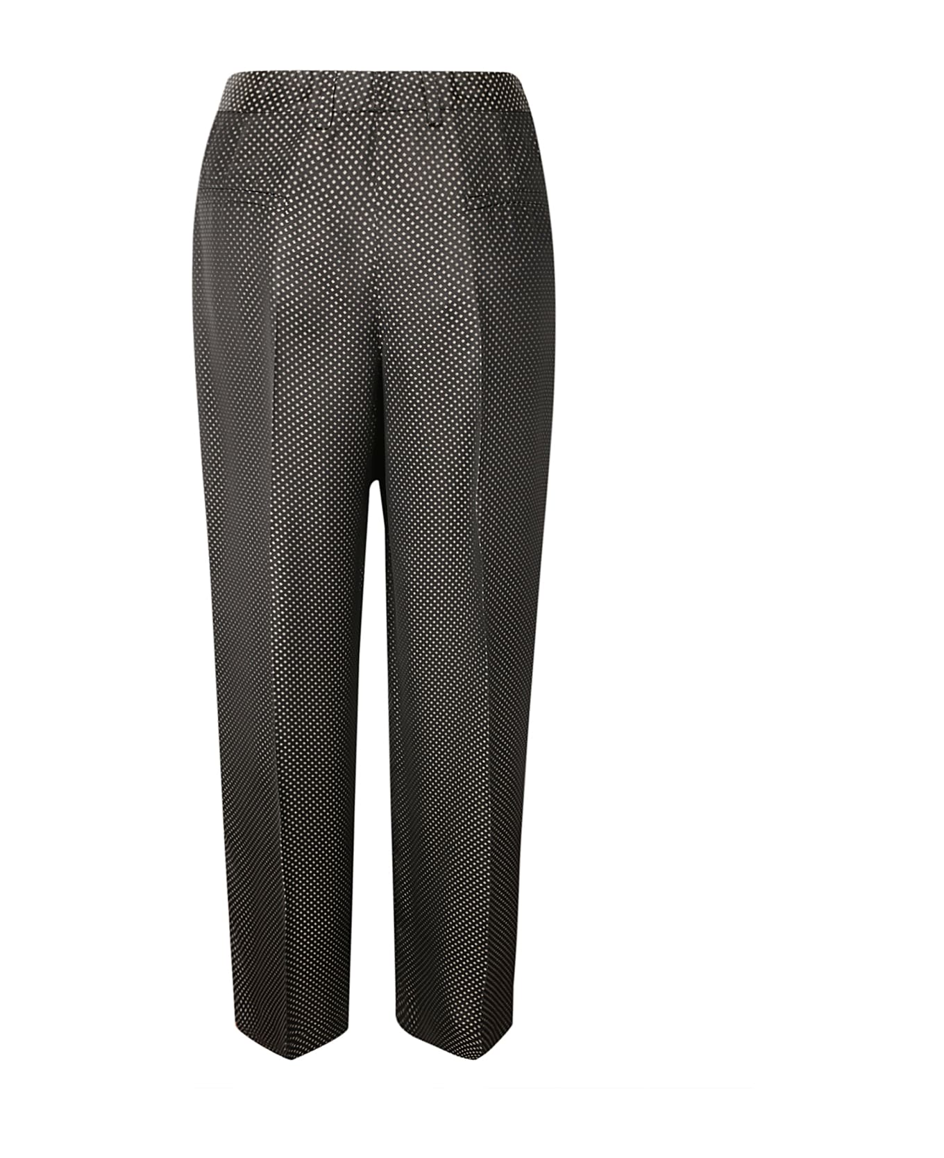 Alberto Biani Viscose Trousers - BLACK