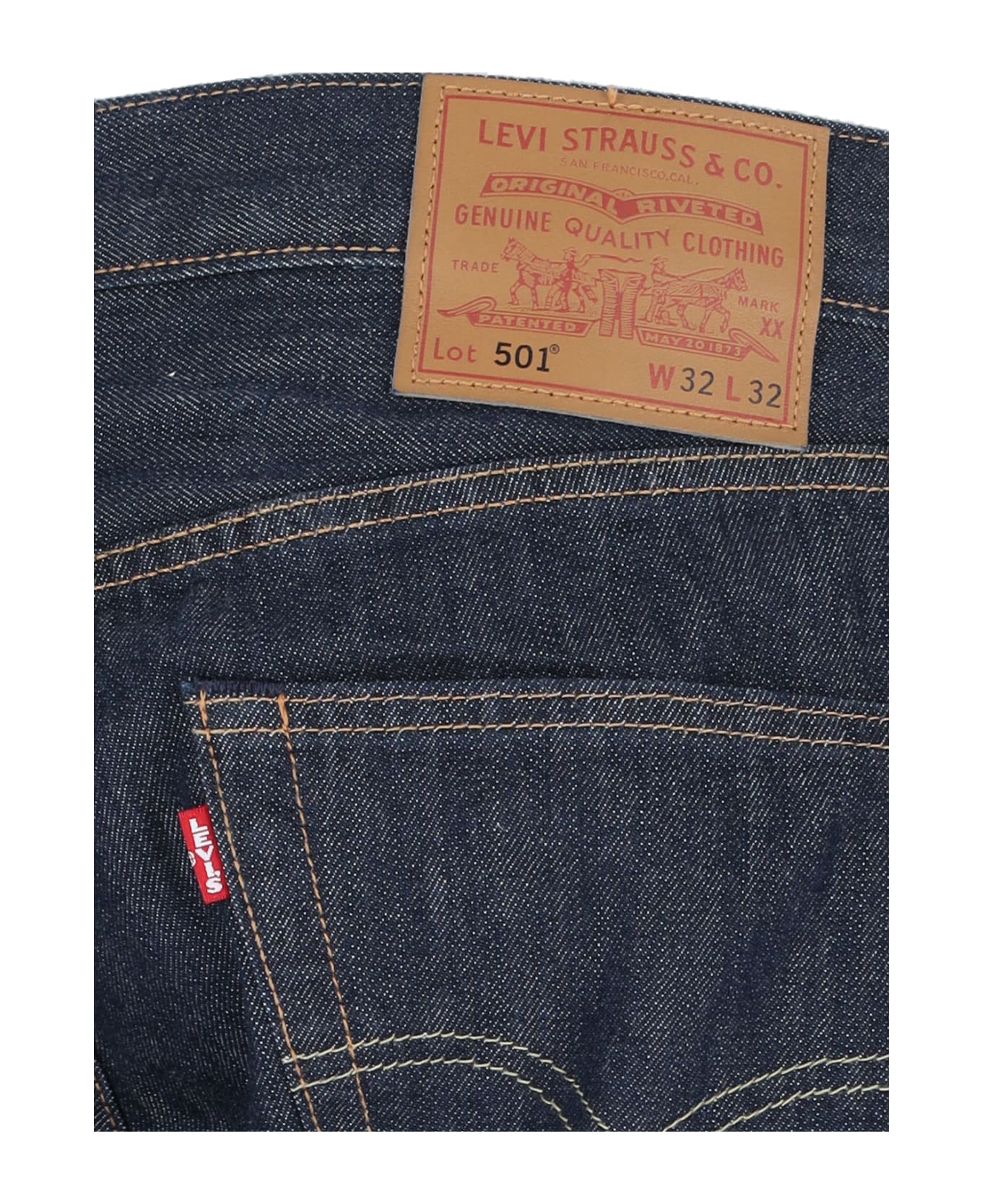 Levi's '501 Marlon' Jeans - Blue デニム