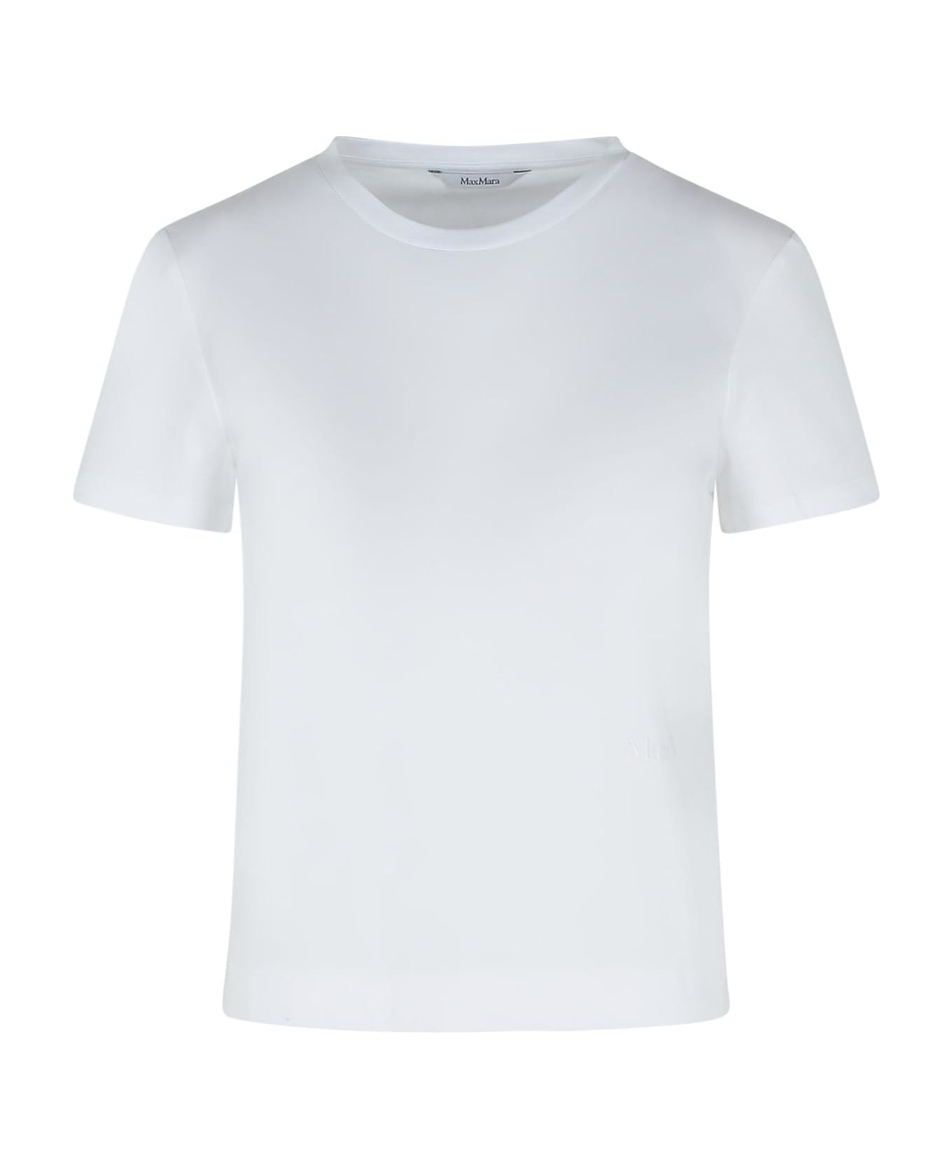 Max Mara White Cotton T-shirt - White