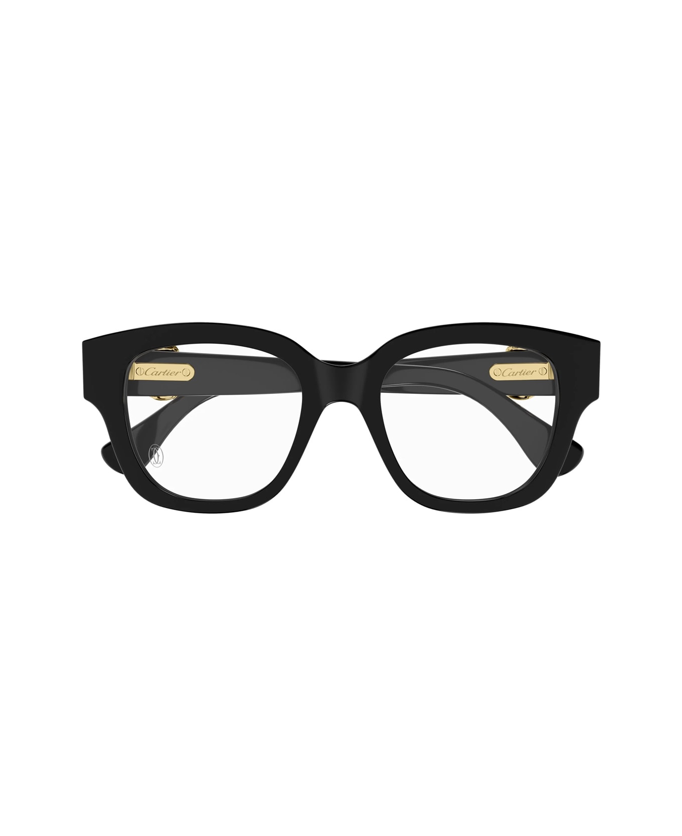 Cartier Eyewear Ct0566o Panthère C De Cartier 005 Black Glasses - Nero