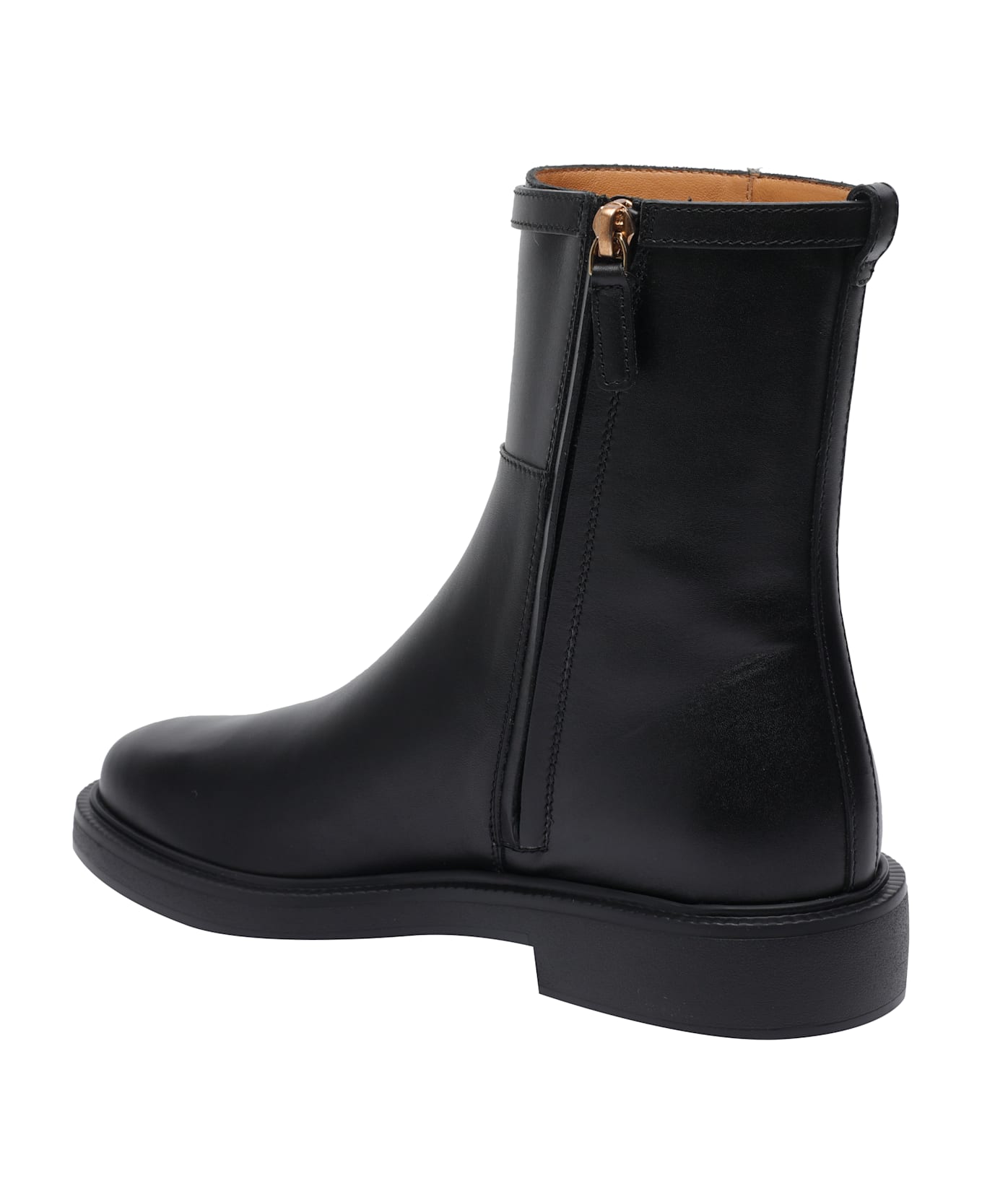 Tod
s Leather Booties - Black