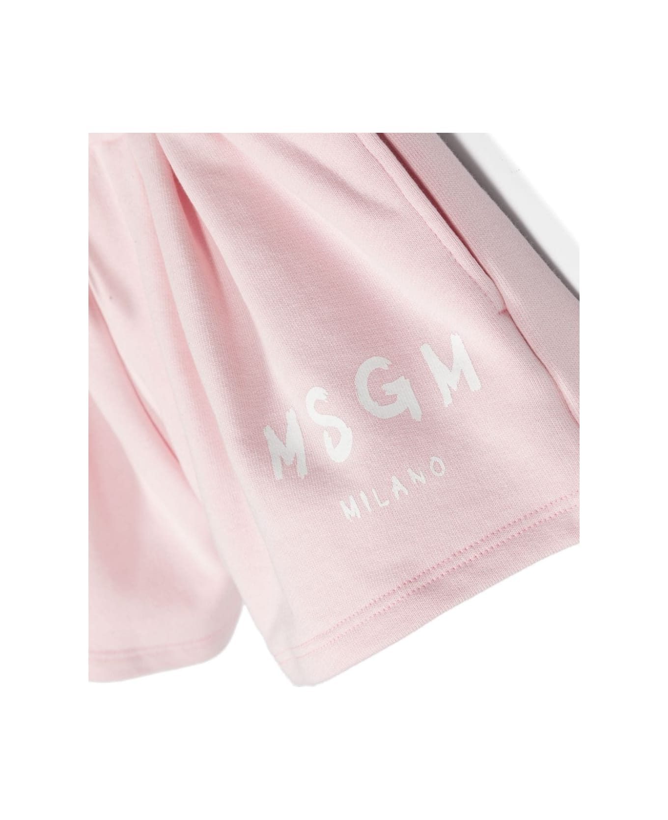 MSGM Shorts Con Logo - Pink