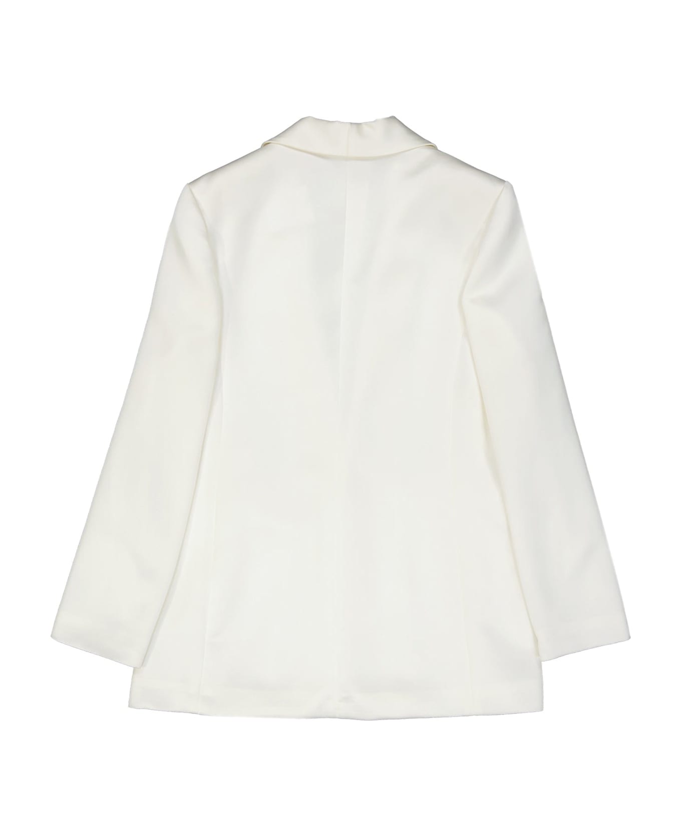 Blanca Vita Satin Effect Jacket - White