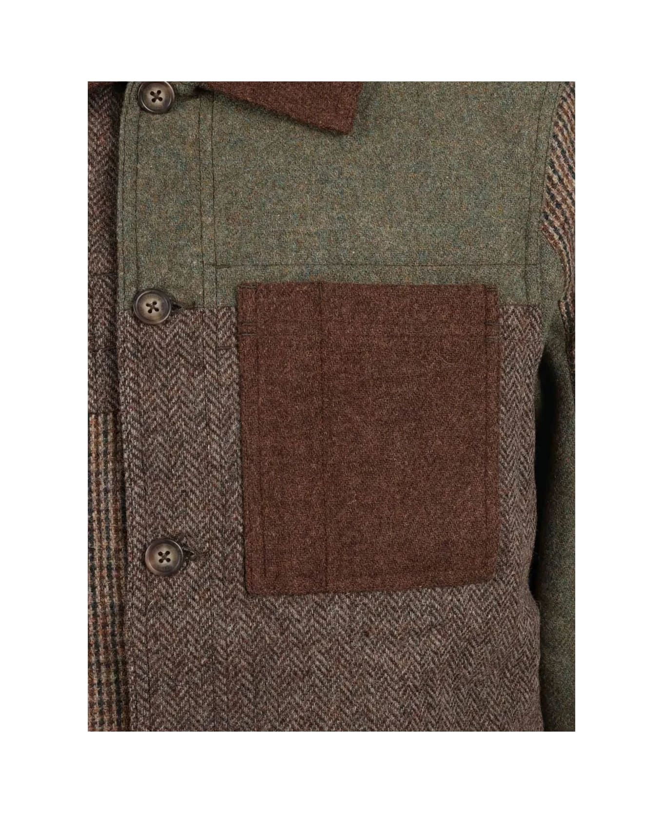 Sebago Dorr Patchwork - Brown Multicolor Che