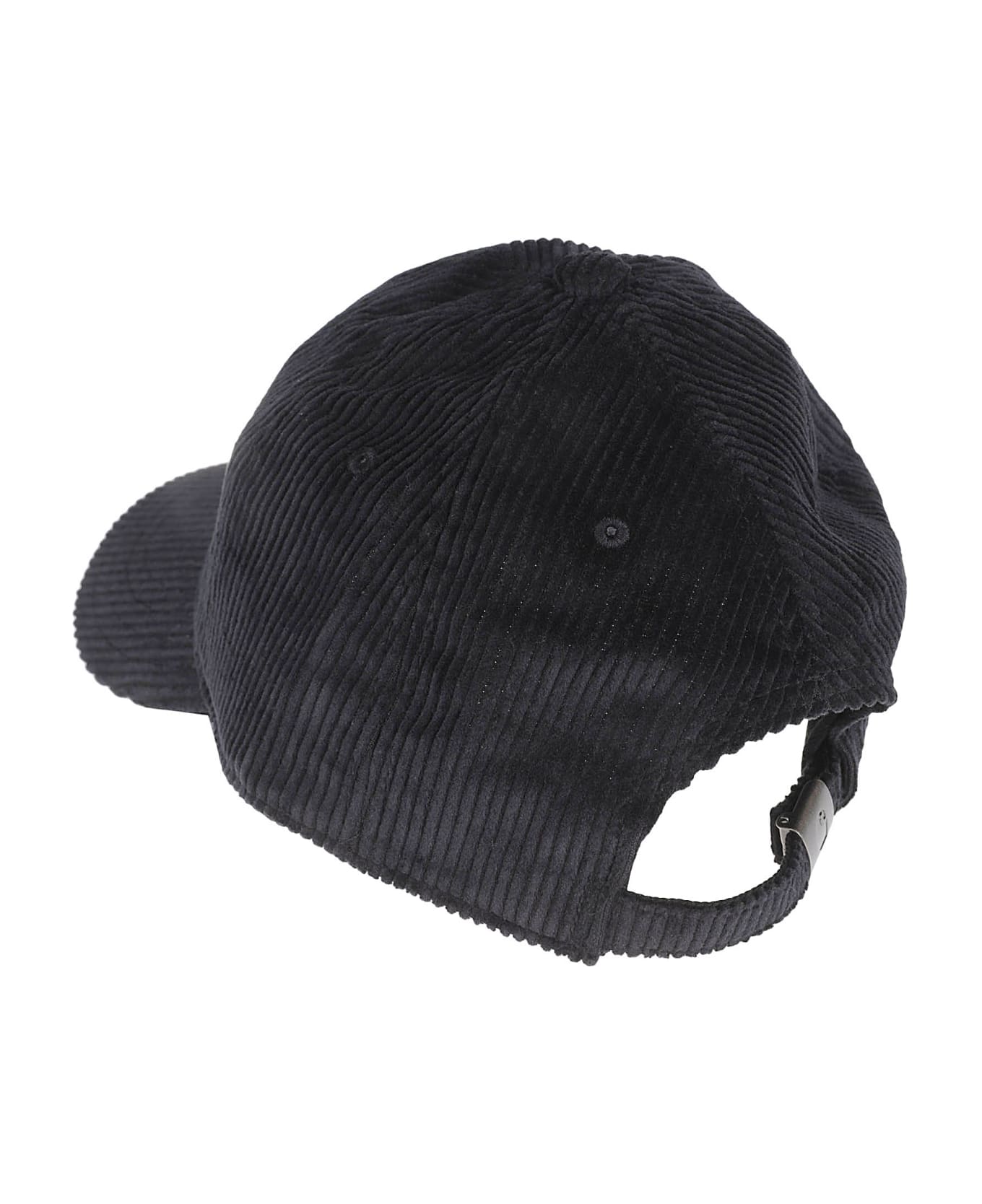 Carhartt Logo Ribbed Baseball Cap - Nero
