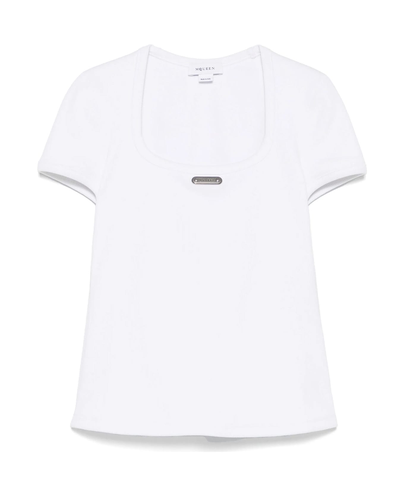 Alexander McQueen T-shirts And Polos - OPTICAL WHITE