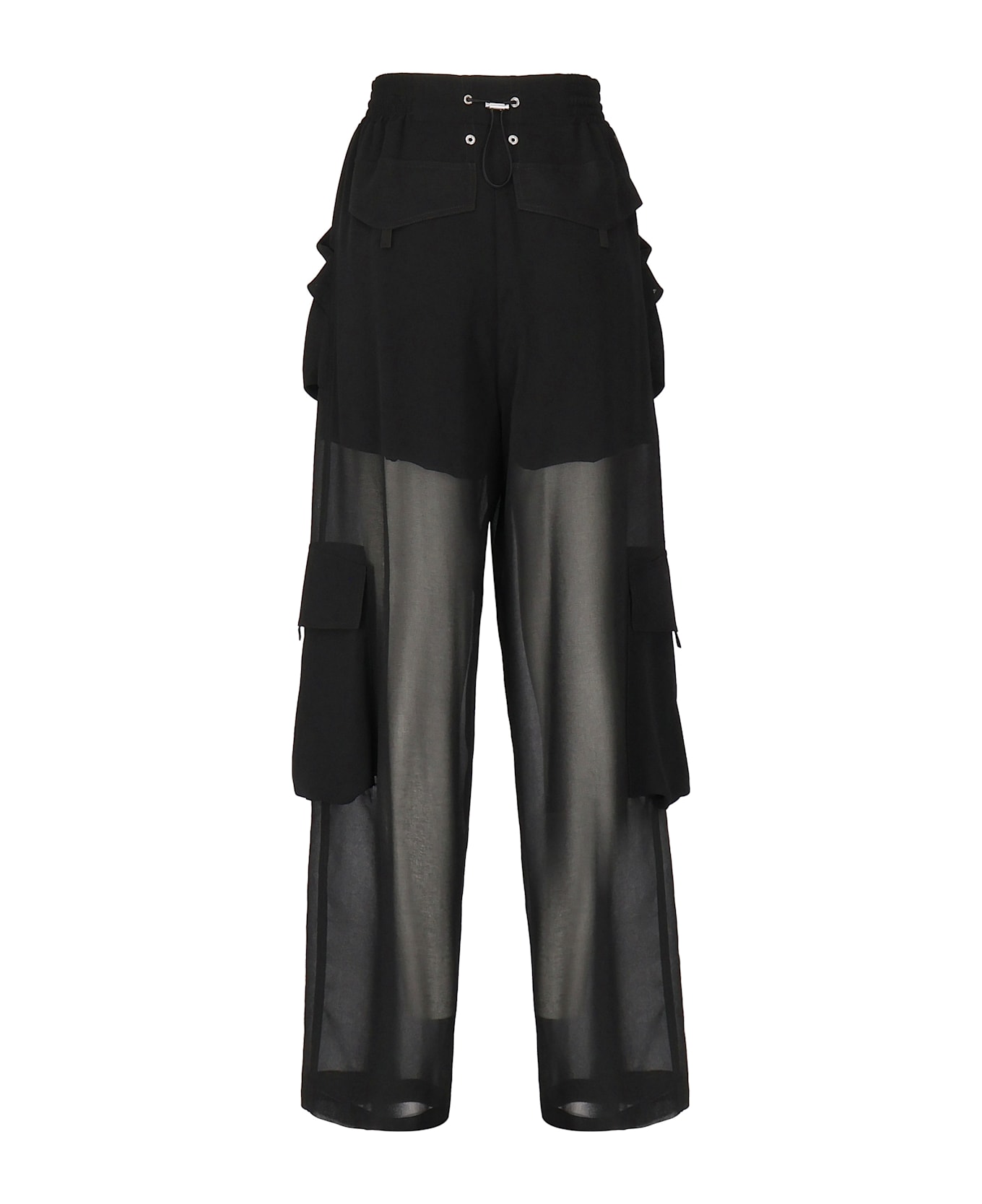 Pinko Cargo Trousers - Black