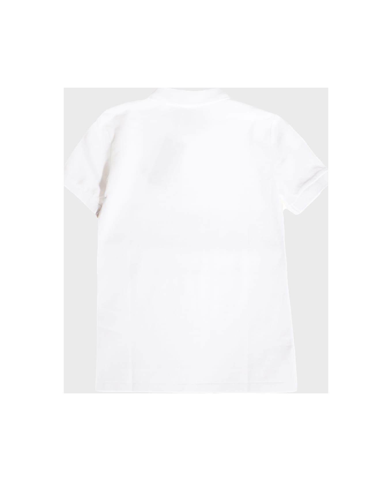 Ralph Lauren White Cotton Polo Shirt - White