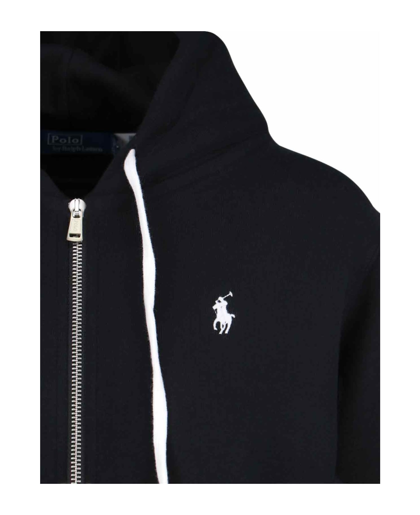 Polo Ralph Lauren Logo Zip Sweatshirt - Black