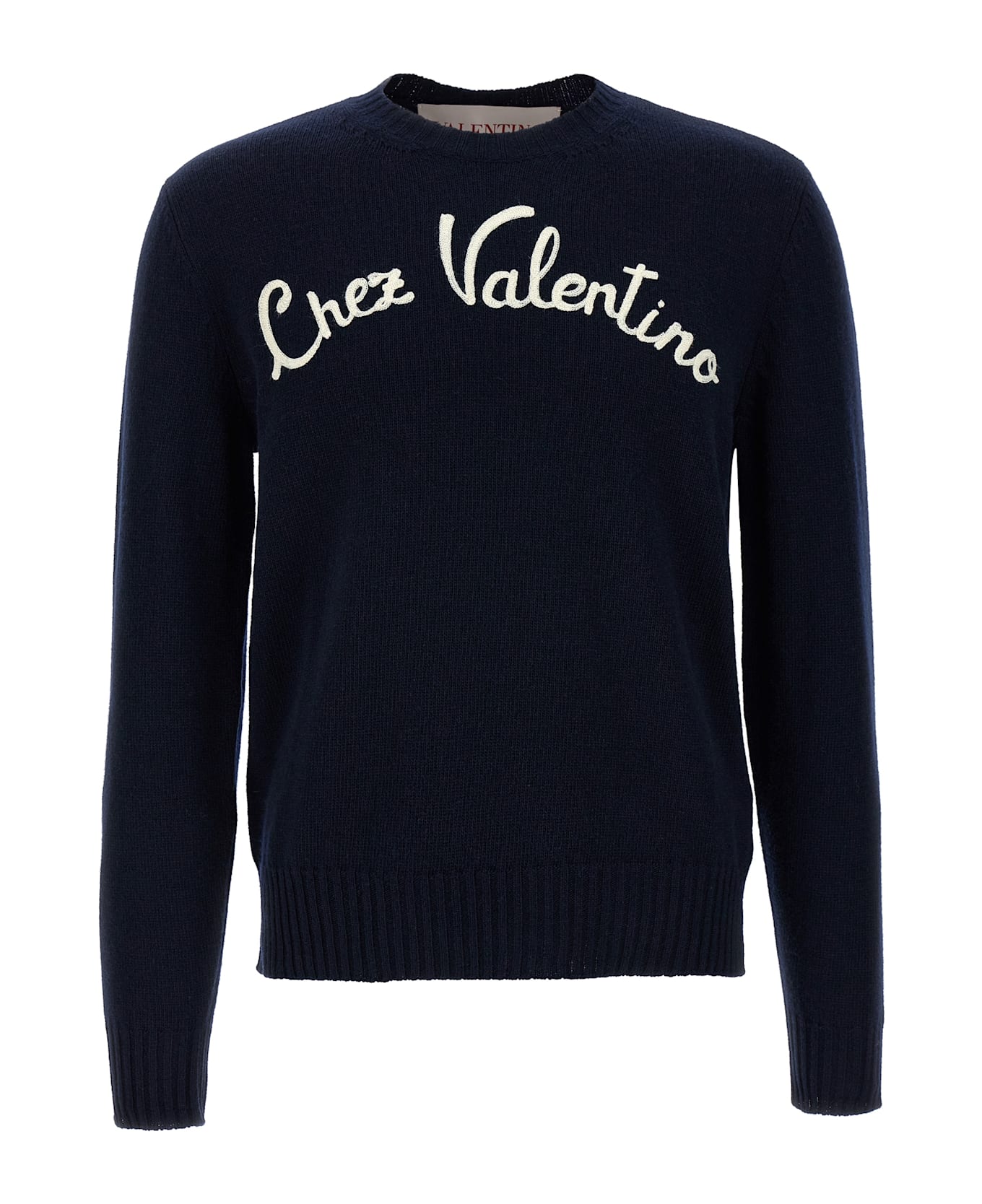 Valentino Garavani 'chez Valentino' Sweater - Blue ニットウェア