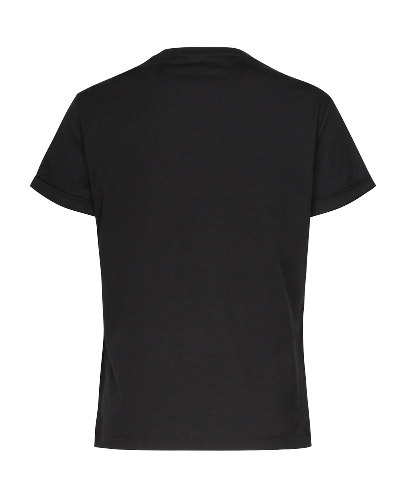 Dondup Regular Fit T-shirt With Logo - Black