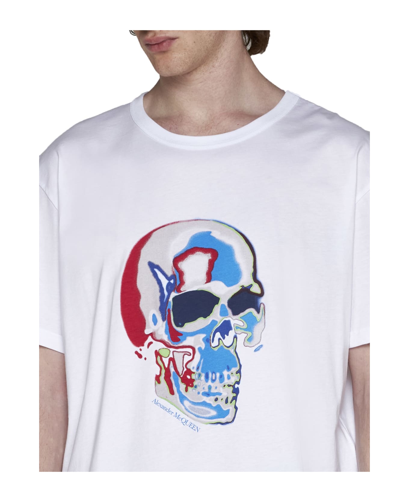 Alexander McQueen Skull Print T-shirt - White シャツ