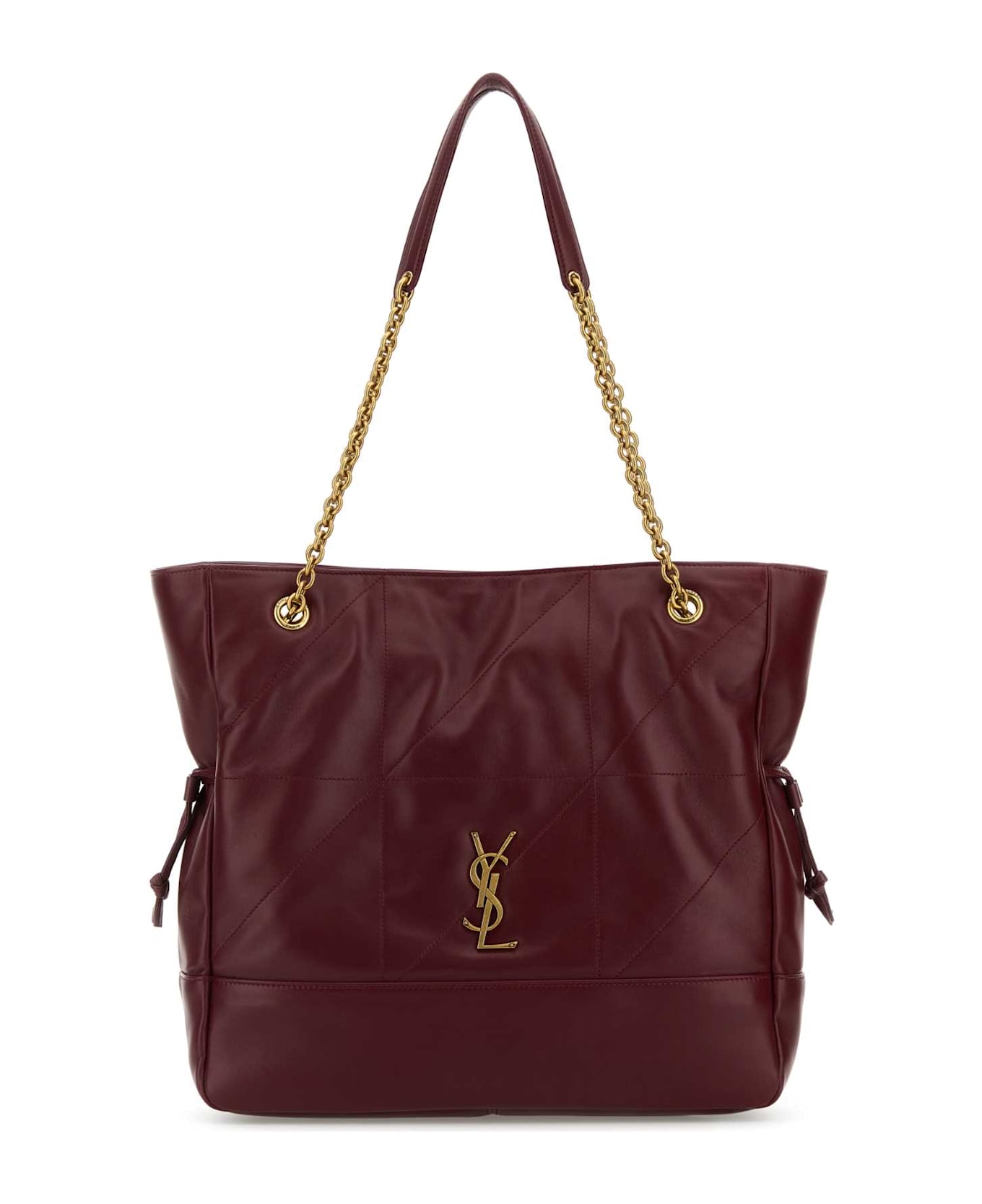 Saint Laurent Grape Nappa Leather Jamie 4.3 Bucket Bag - NEWDARKBORDEAUX